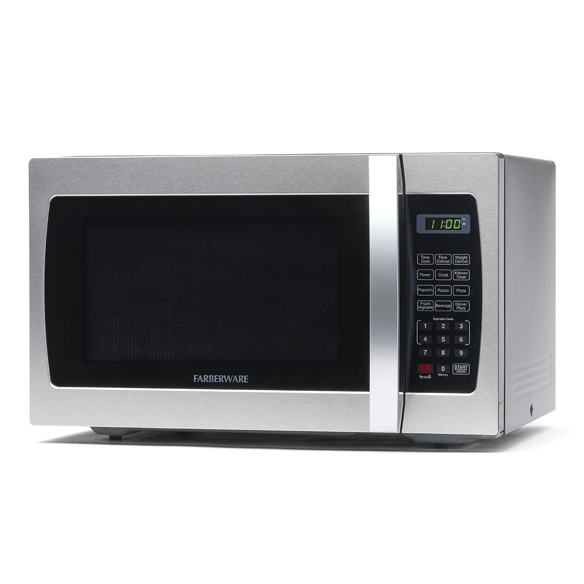 Farberware Countertop Microwave 1000 Watts, 1.3 cu ft - Microwave Oven With LED Lighting and Child Lock - Perfect for Apartments and Dorms