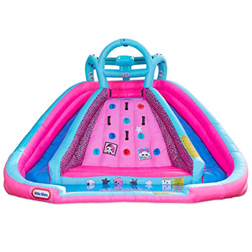 Little Tikes Rocky Mountain River Race Inflatable Slide Bouncer Multicolor, 161.00''L x 169.00''W x 103.00'039