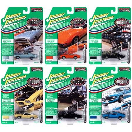 Muscle Cars USA 2020 Set A of 6 Cars Release 3 (MCACN) Limited Edition to 2834 Pcs 1/64 Diecast Model Cars by Johnny Lightning