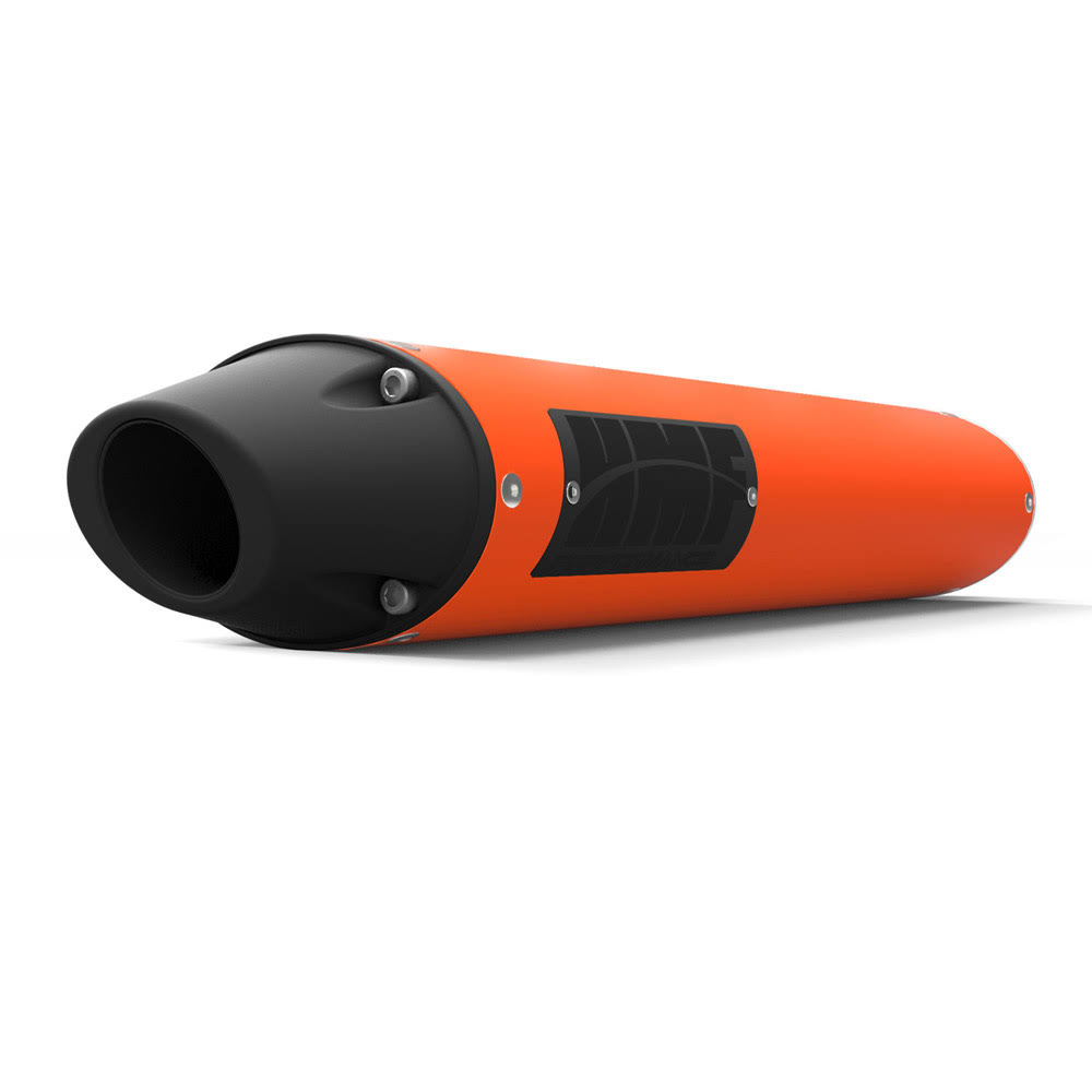 HMF Racing Orange Performance Black Out Slip on Exhaust for Yamaha YXZ 1000R 16-19 End Cap- Euro-Black
