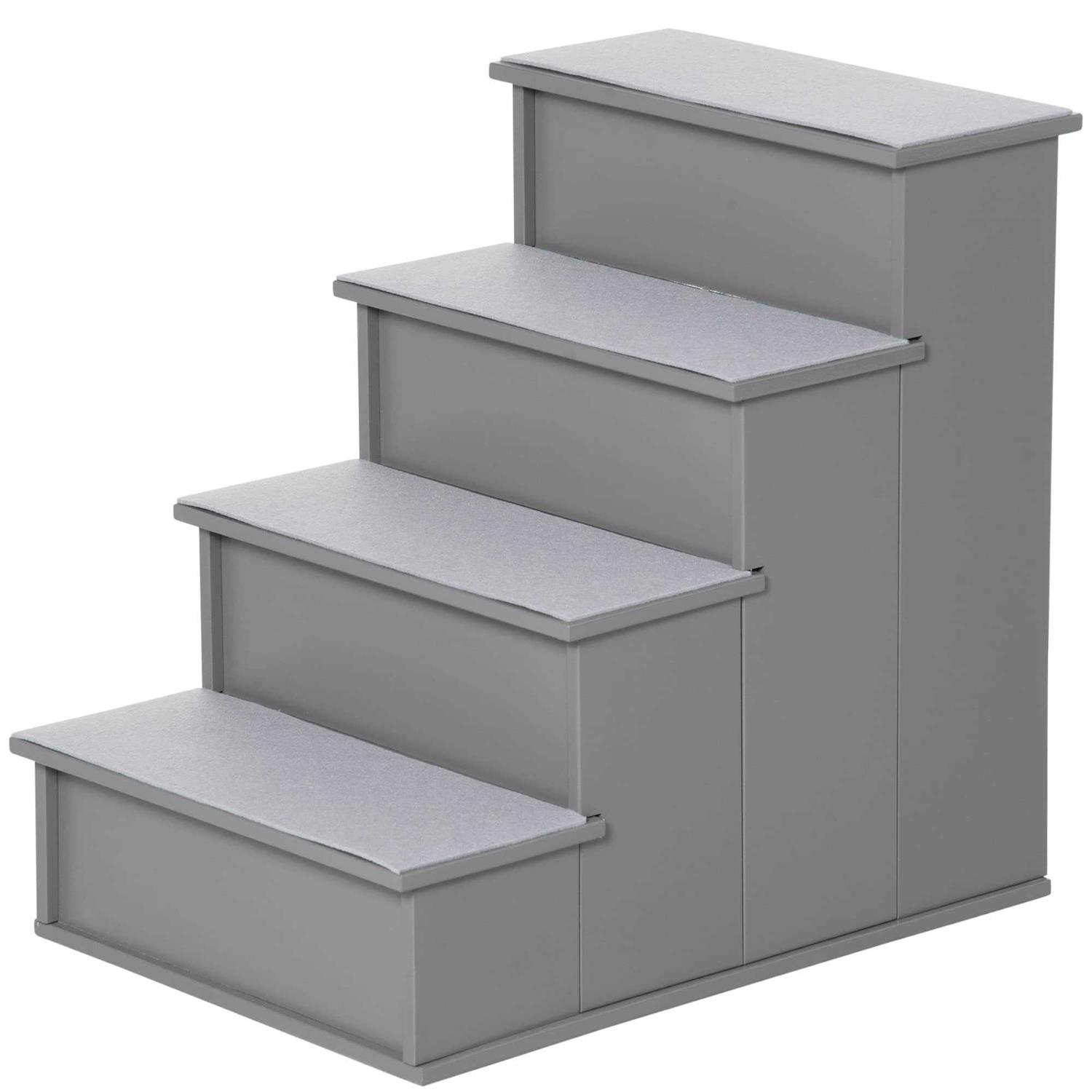 PawHut Pet Stairs, Small Pet Steps with Cushioned Removable Covering for Dogs and Cats Up to 22 Lbs - Pet Supplies online store