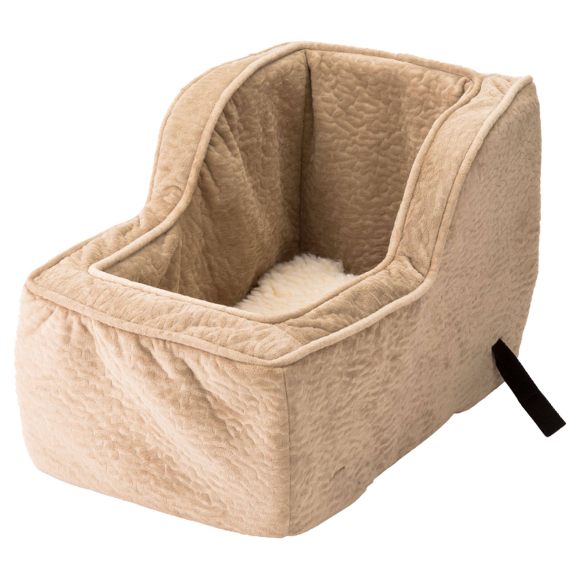 Snoozer Luxury High-Back Console Dog Car SEAT, Large / Piston Sand