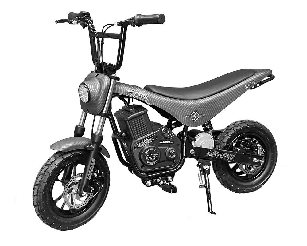 Burromax TT750R, 750w 36v Lithium Ion, 2 Speeds, Up to 250lb Rider, Electric Mini Bike - Curated Treasures Market