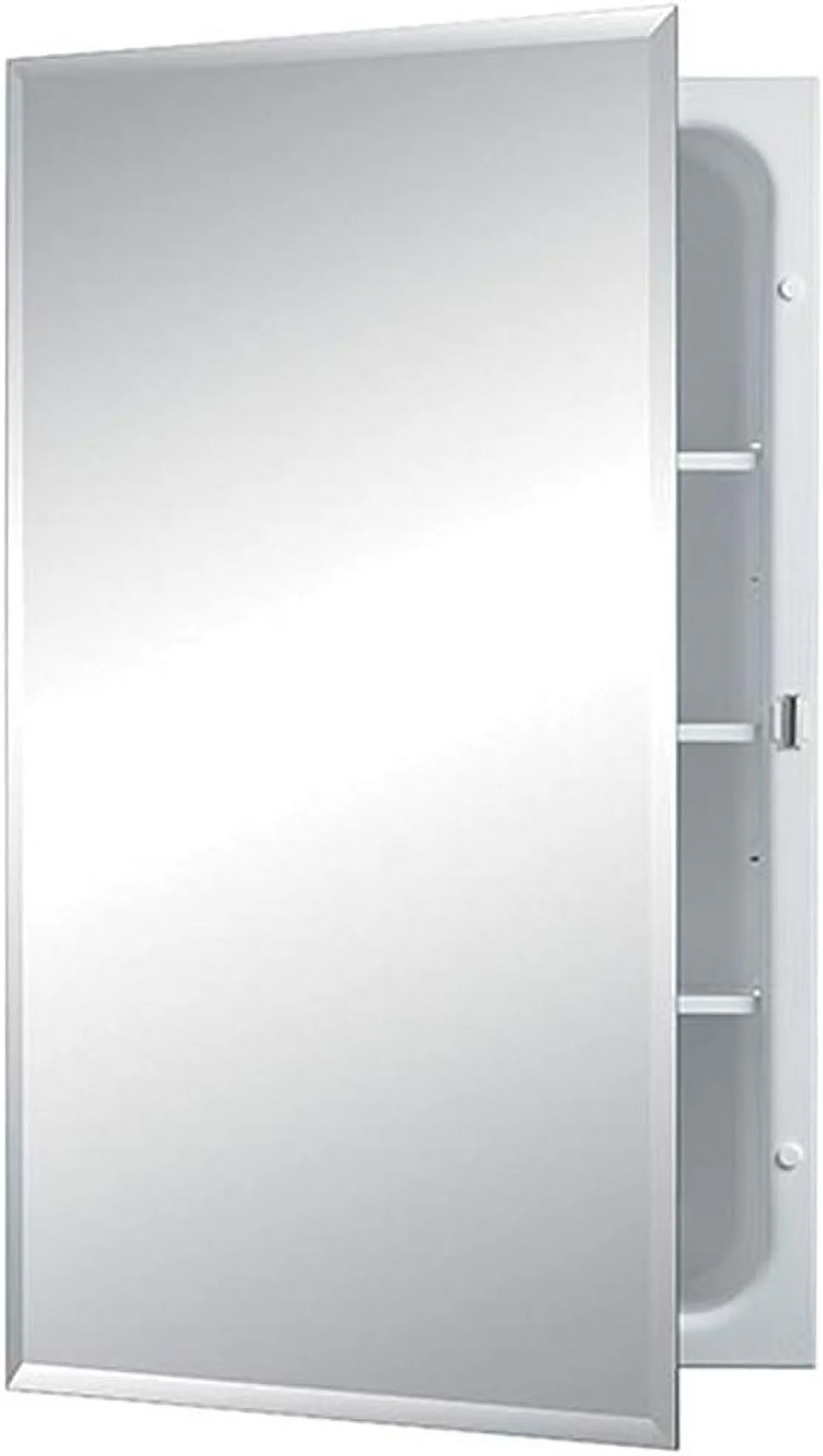 1459 Horizon Frameless Single-Door Recessed Medicine Cabinet - Curated Treasures Market