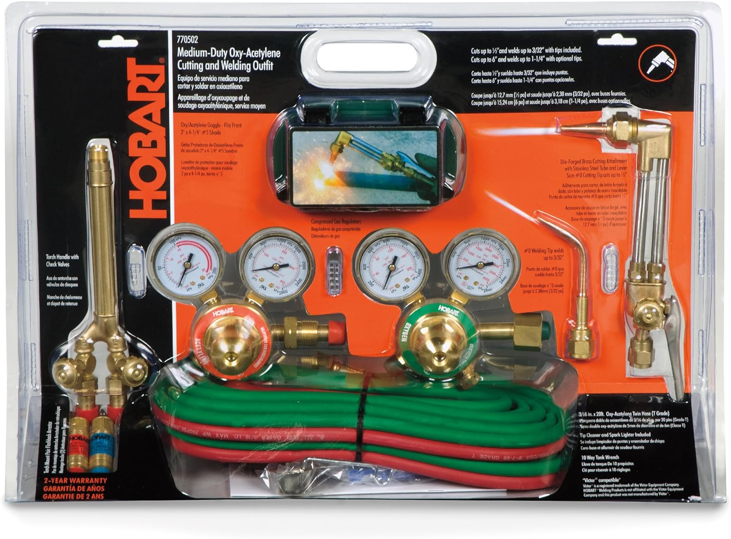 Hobart 770502 Medium Duty Oxy-Acetylene Kit