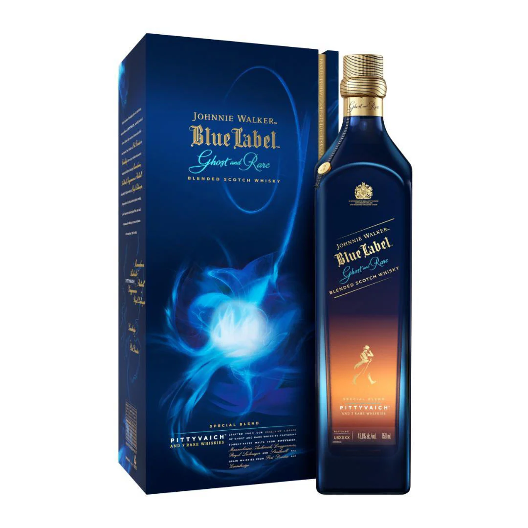 Johnnie Walker Blue Label Ghost And Rare Pittyvaich 750ml - Nestor Liquor