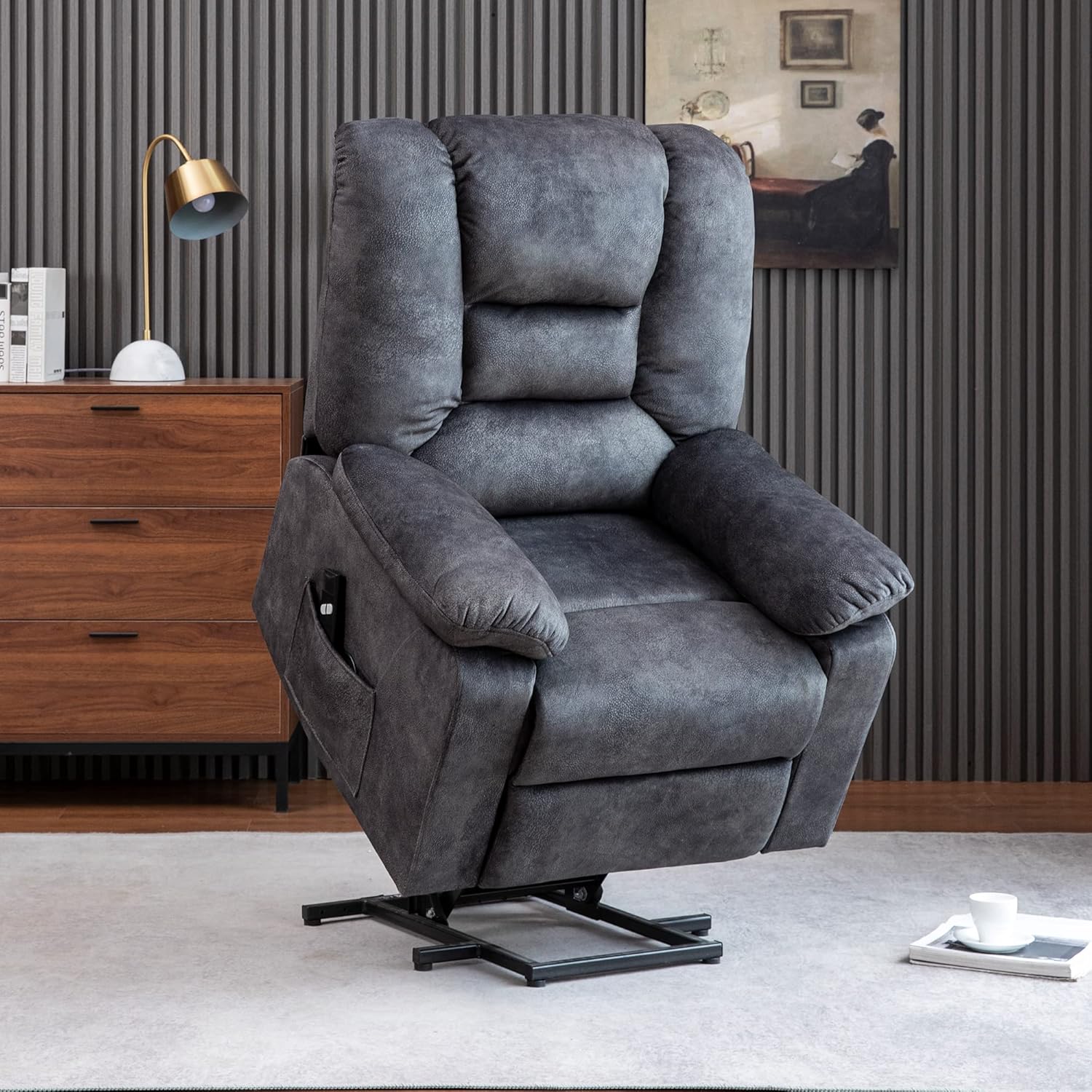 Merax Electric Power Lift Recliner Chair Adjustable for Elderly, One size, Gray