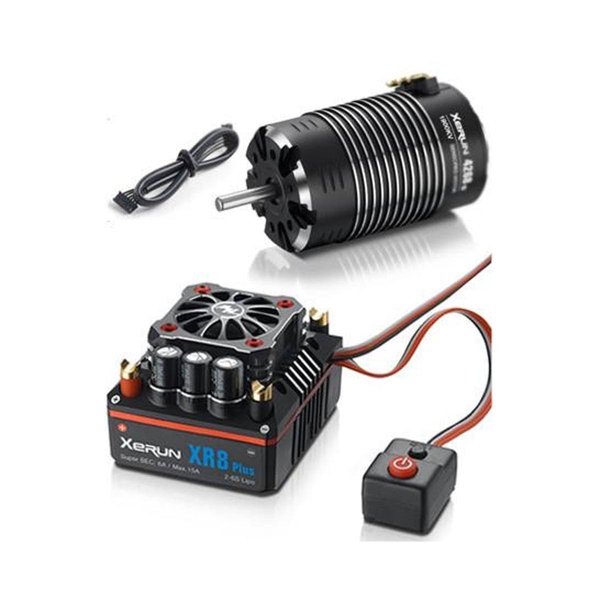 Hobbywing XR8 ESC Combo (2S-6S) 1/8 Scale Sensored Combo (1900kv)