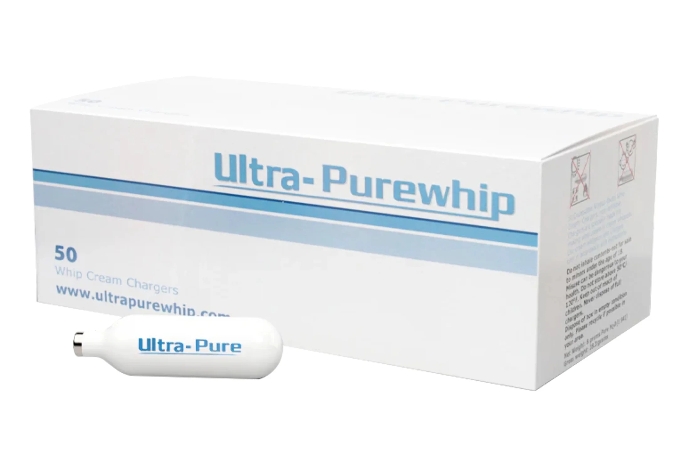 Ultra-Purewhip Cream Chargers - 50-Pack - Curated Treasures Market