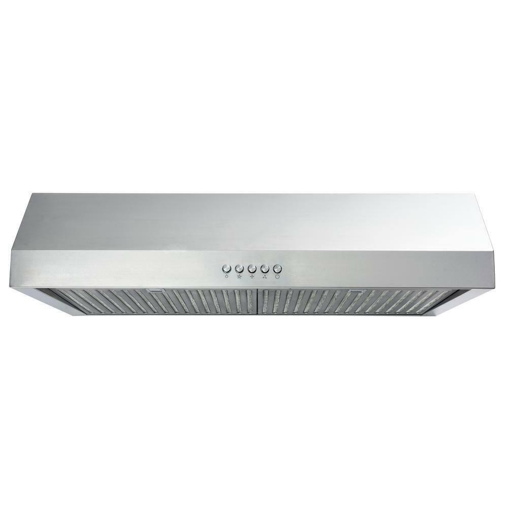 Vissani 30 in. W Under Cabinet Range Hood in Stainless Steel