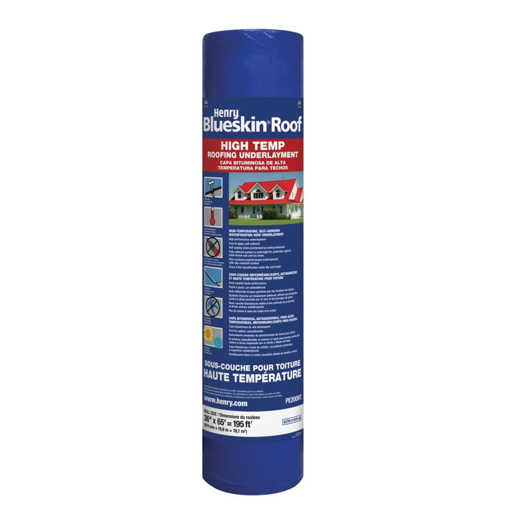 HENRY BLUESKIN HIGH Temp ROOF UNDERLAYMENT 3' X 65'