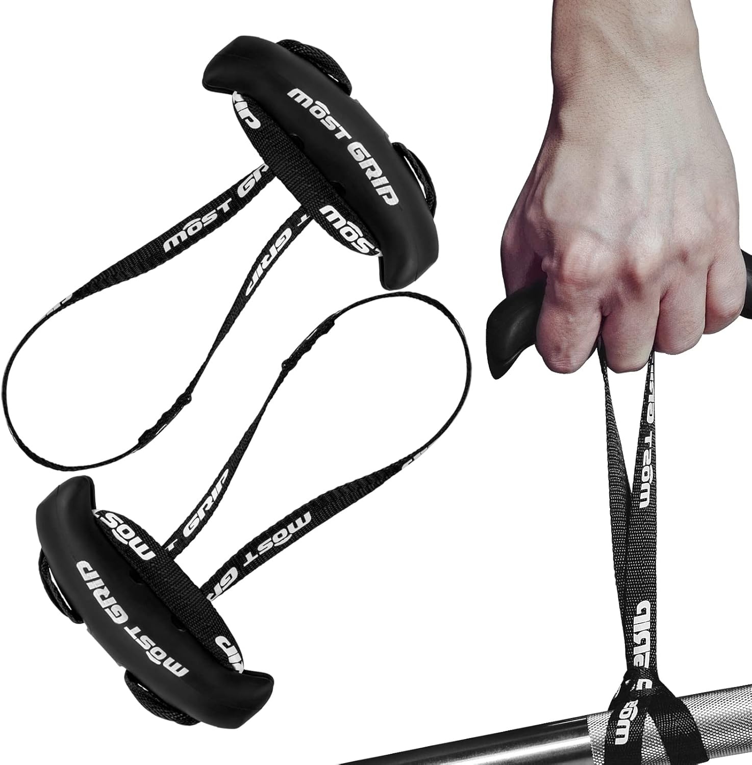 eurovicky Ergonomic Pull up Handles Resistance Band Handles Cable Attachments for Gym Cable Machine Handles