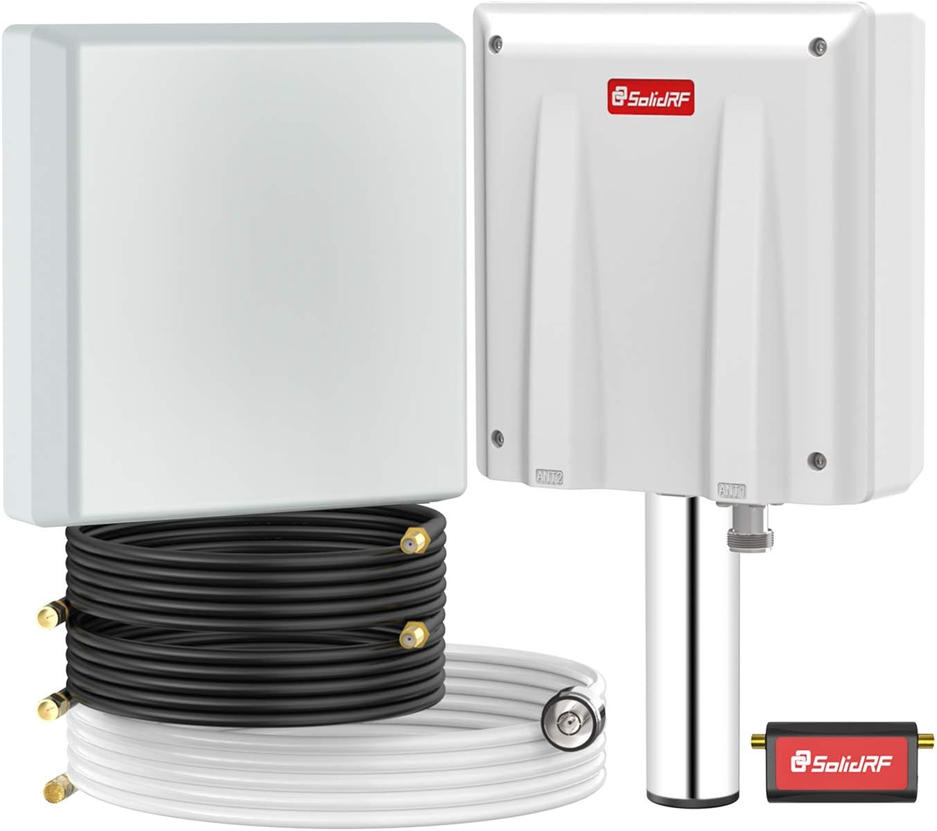 SolidRF-High Data Speed Cell Phone Signal Booster-for Home, Convenience Store, Apartment, Workshop - All U.S. Carriers