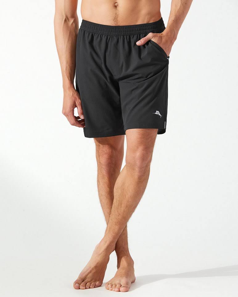 Tommy Bahama Monterey Coast Swim Trunks - Black | Male | Island Trends - Avayadevconnect