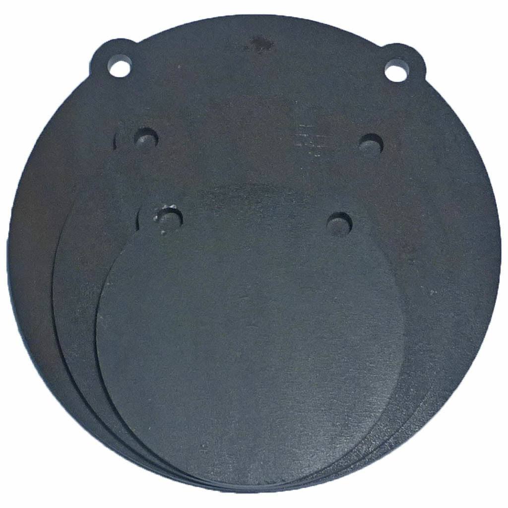 Tactical Scorpion Gear AR500 Steel Targets Lot of 3 Laser Cut Set 6, 8,10x22 x 3/8x22 Shooting Target Gong