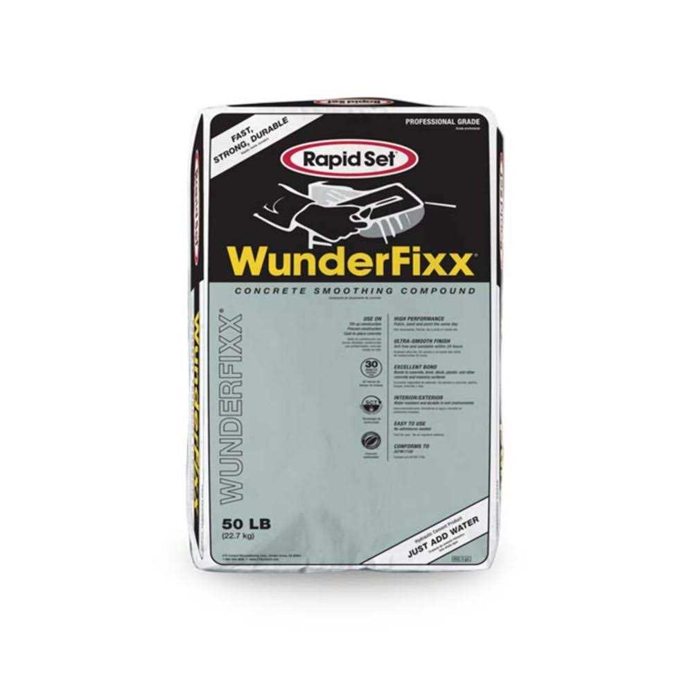 Rapid Set 72010050 50Lb Wunderfixx Concrete Patching Compound - Shop Hardware Tools Online Store