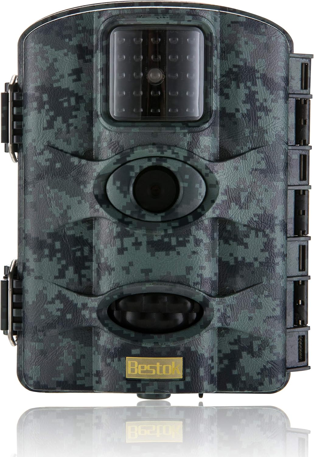 Bestok Trail Game Camera 16MP 1080P Waterproof Hunting Scouting Cam Motion Activated Night Vision 65ft/20m No Glow IR LEDs for Wildlife Monitoring