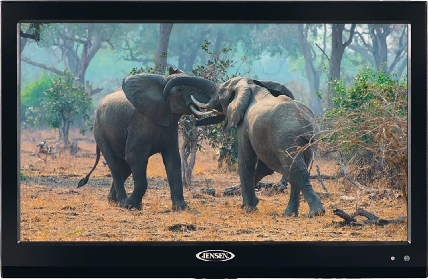 Jensen JTV19DC HD Ready 19 Inch 12V DC RV LED TV with Integrated HDTV (ATSC) Tuner, HD Ready (1080p, 720p, 480p), 1366 x 768 Full HD