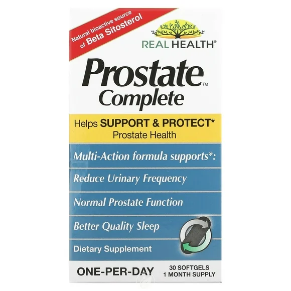 (3 Pack) Real Health Laboratories Prostate Complete One-Per-Day Dietary Supplement, 30 co - Kansas Nuitrition - HNZSDS