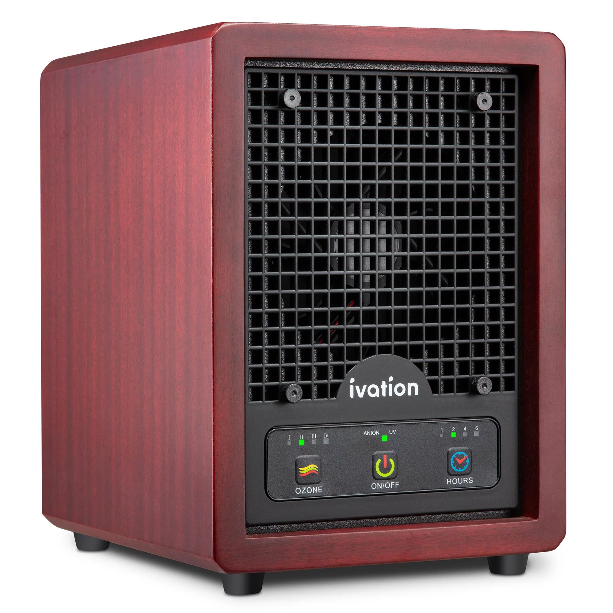Ivation Ozone Air Purifier | Portable Deodorizing System w/ Multi-Level Filtration, Ionizer Plate, UV Lamps, Fan & Timer | Eliminates Odors from Pets