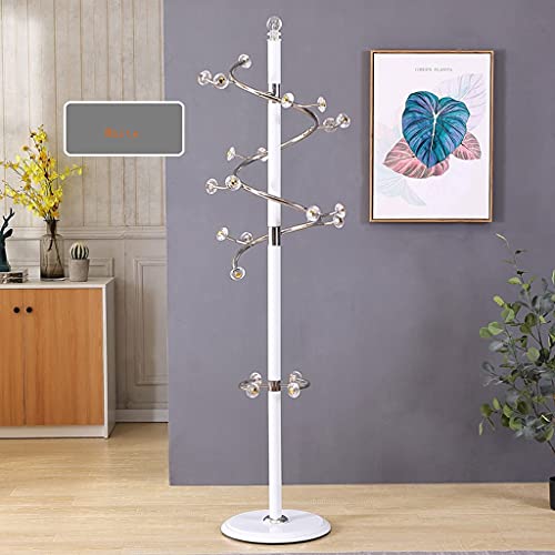 Home Furnishing Coat Rack Floor Hanger Hanger Floor Bedroom Stainless Steel Coat Rack Clothes Rack Household Single Coat Rack Hat Hanger (Color :