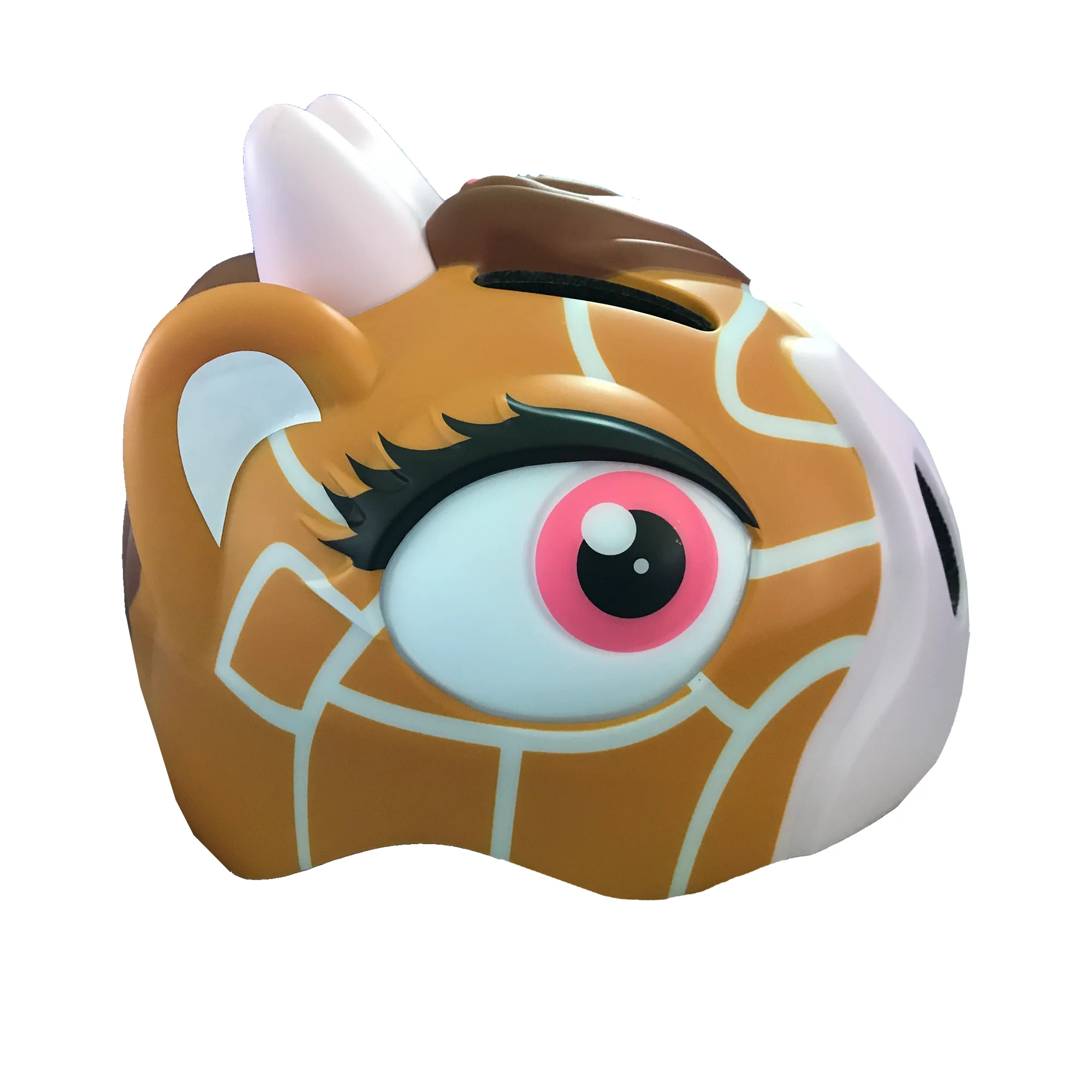 Crazy Safety Animal Kids Bike Helmet for Boys and Girls, Brown Giraffe
