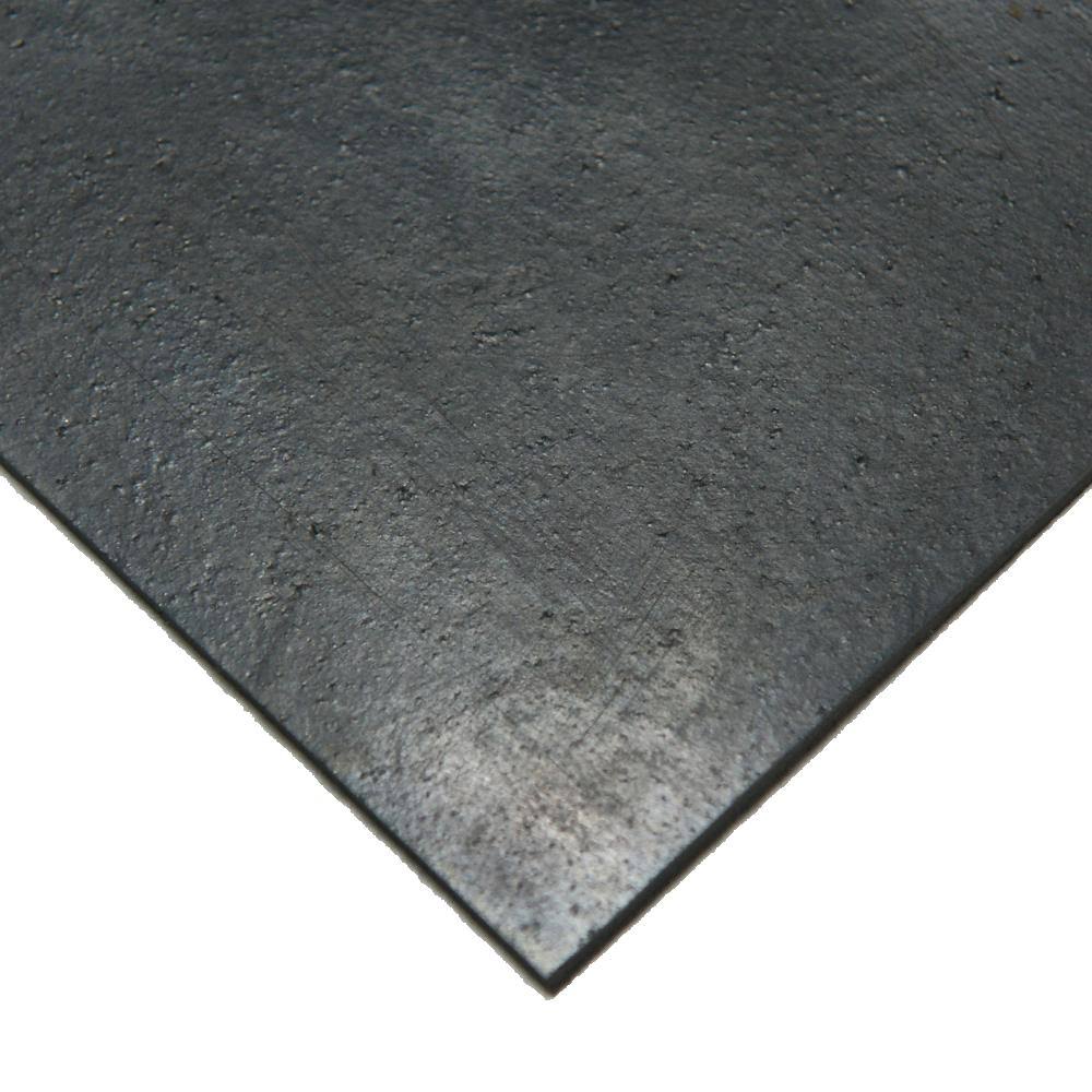Rubber-Cal 20-111 Nitrile Sheets -60A- 1/8x22 x 3 ft W x 18 ft L - Black
