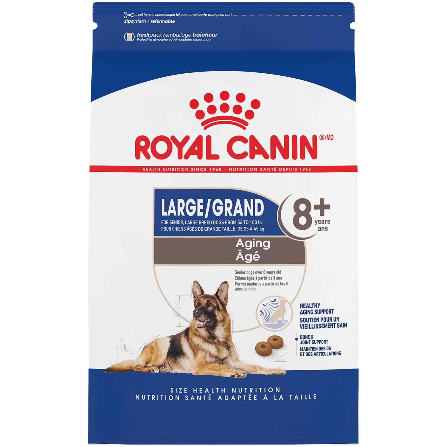 Royal Canin Size Health Nutrition Large Aging 8+ Dry Dog Food - Pet Supplies online store