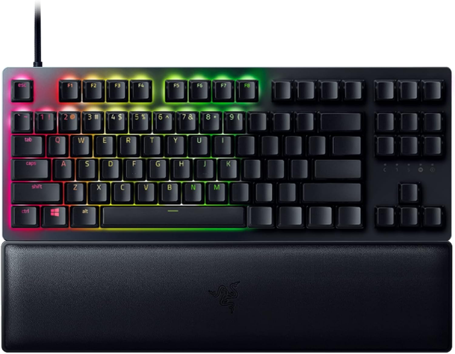 Razer Huntsman V2 TKL Tenkeyless Gaming Keyboard: Fastest Linear Optical Switches Gen2 w/Sound Dampeners & 8000Hz Polling Rate