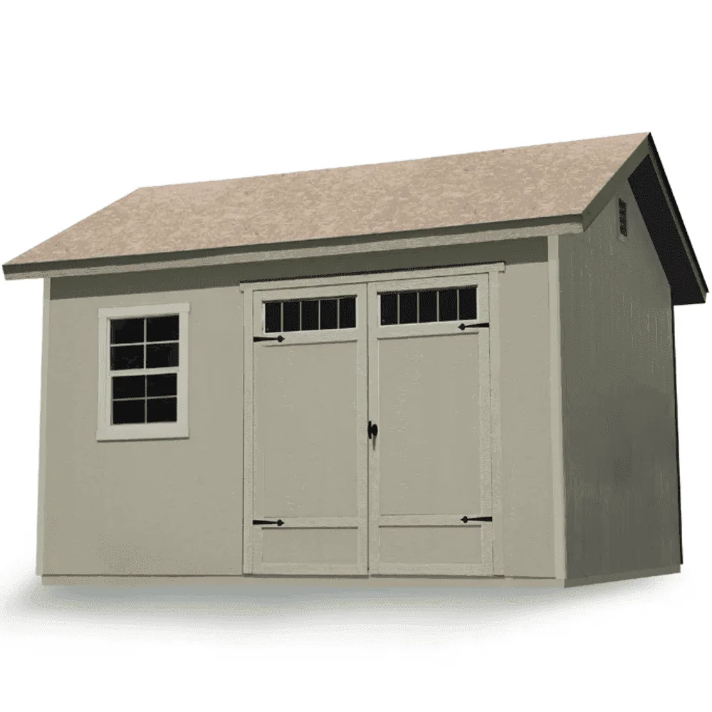 Beachwood 10 ft. x 12 ft. Outdoor Wood Shed