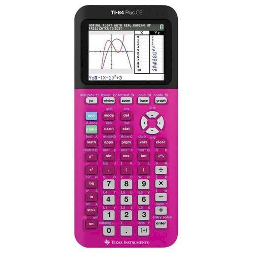 Texas Instruments Ti-84 Plus CE Graphing Calculator (84plce-tbl-1l1-x)