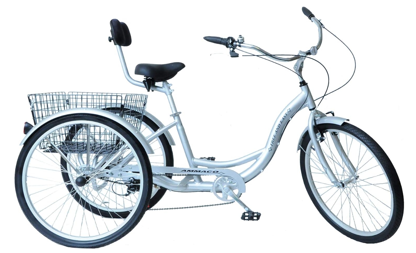 Ammaco Free And Easy Adult Trike Largest 26" Wheel Lightweight Alloy Frame Disability Tricycle - Massive Discount