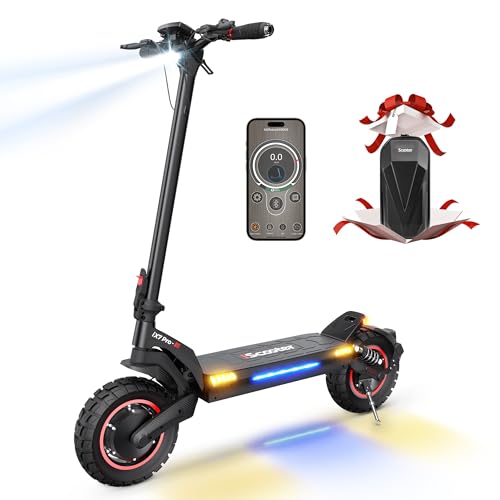 iScooter Electric Scooter, 40/43/50 Miles Long Range & 28/38 MPH Top Speed E Scooter