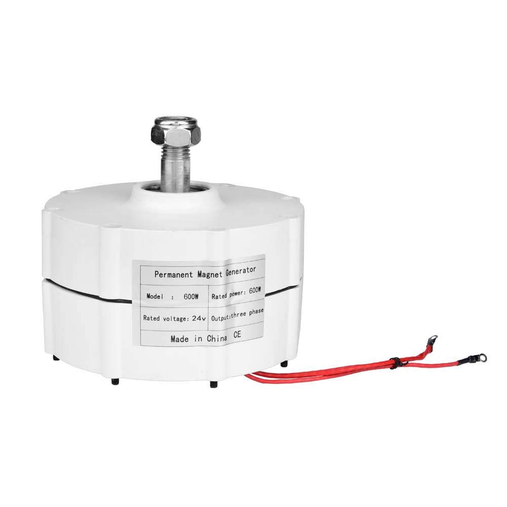 600W 48V Three-Phase Wind Turbine Generator Permanent Magnet Generator Alternator 600RPM 50Hz Wind Power Turbine Generator for Wind Solar Hybrid