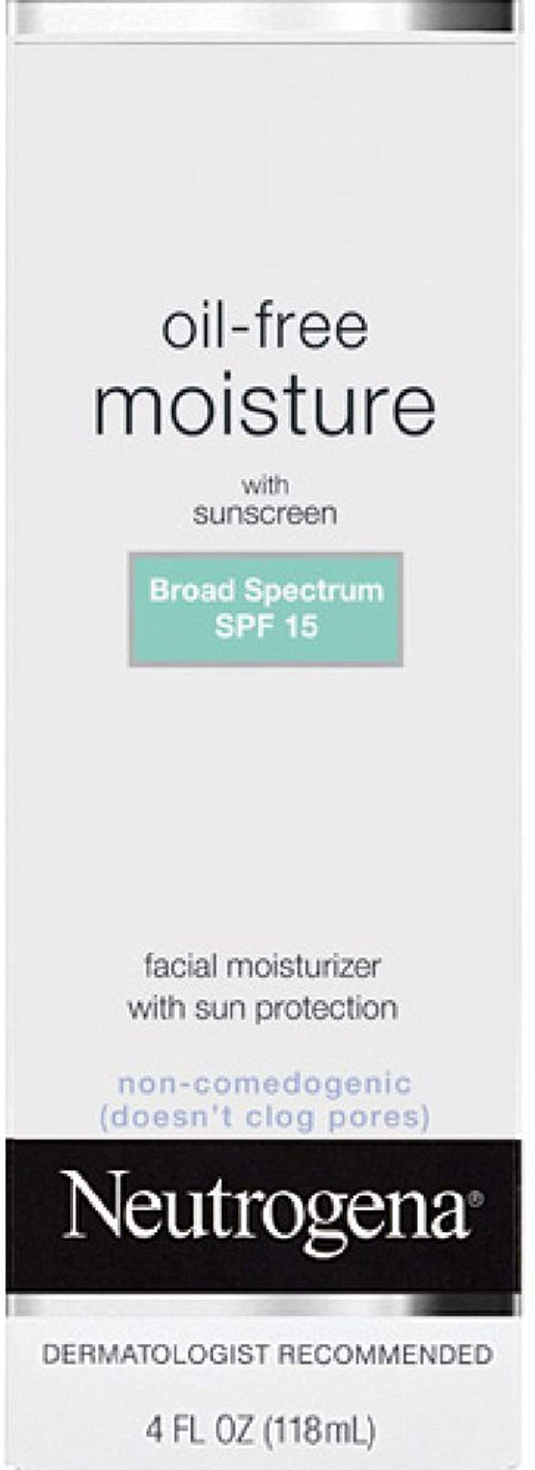 Neutrogena Oil Free Daily Long Lasting Facial Moisturizer & Neck Cream - Non Greasy, Oil Free Moisturizer Won,T Clog Pores