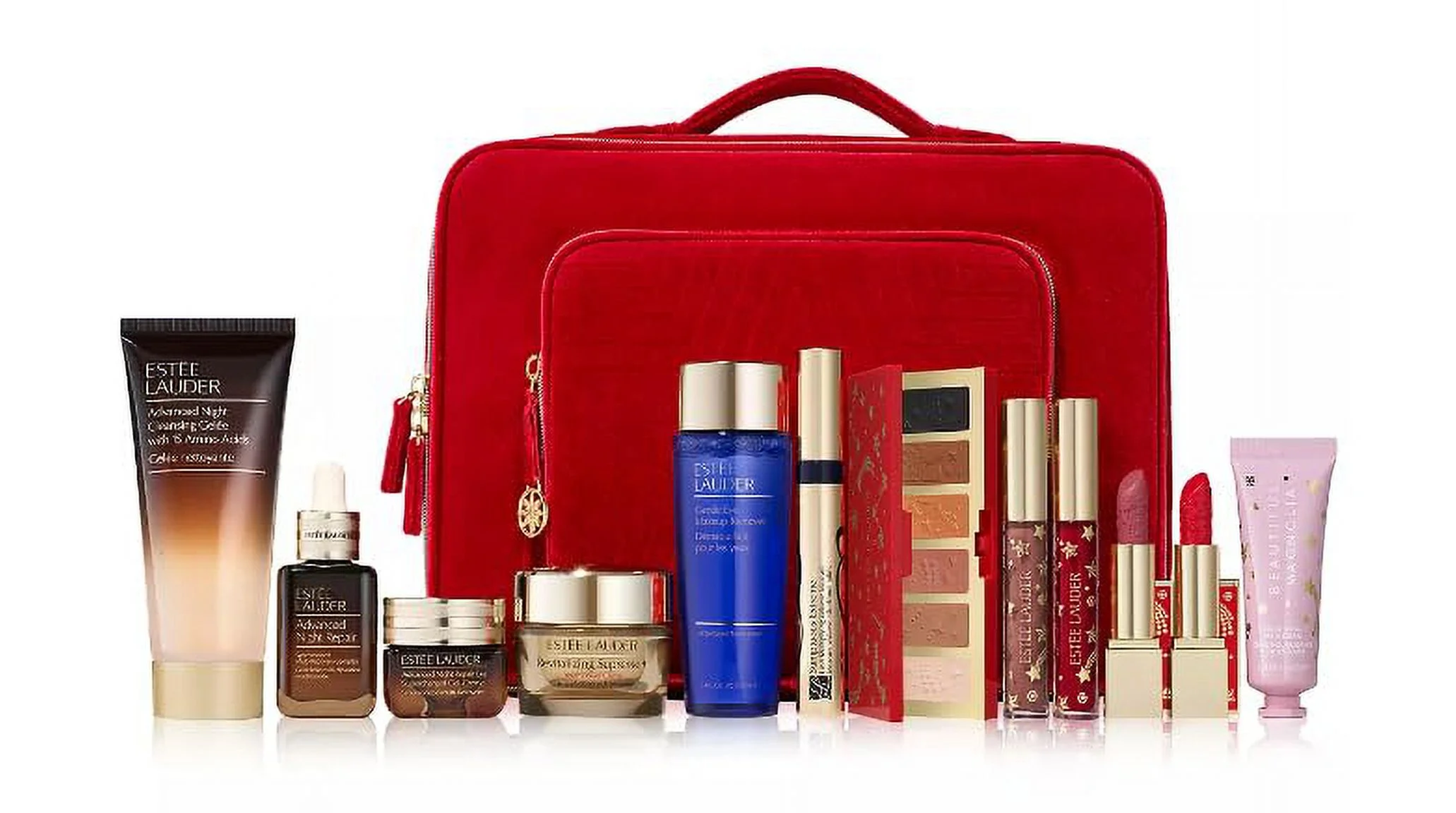 Estee Lauder 2023 Holiday Beauty Blockbuster 11Pcs ($615 Value), Celestial Glow, Warm Tone