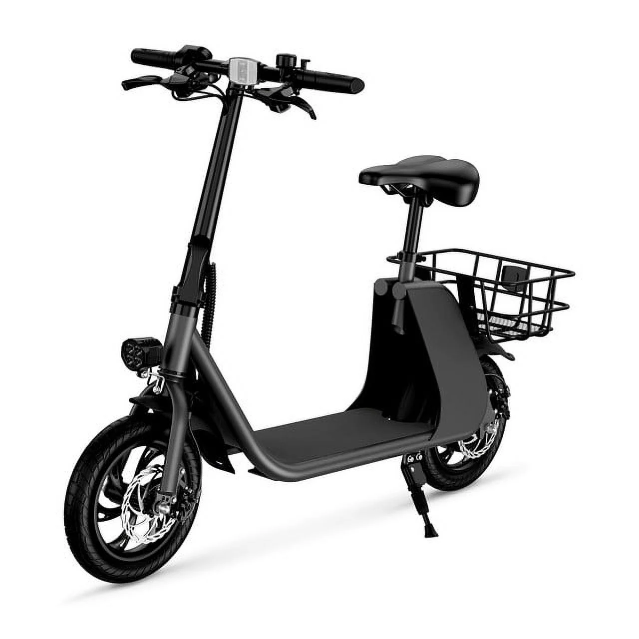 Windhorse C2 Urban Cruiser  450W Brushless Motor - Foldable Electric Scooter for Adults with Seat and Carry Basket - 36V Battery