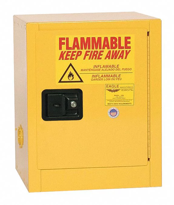 Eagle Mfg Flammable Liquid Safety Cabinet,Yellow  1903X
