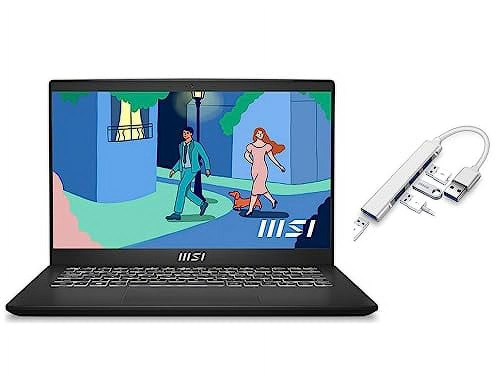 MSI Modern 14" FHD Laptop | Intel Core i5-1155G7 Processor | 16GB RAM | 512GB SSD | Intel Iris Xe Graphics | Backlit Keyboard | Windows 11 Home |