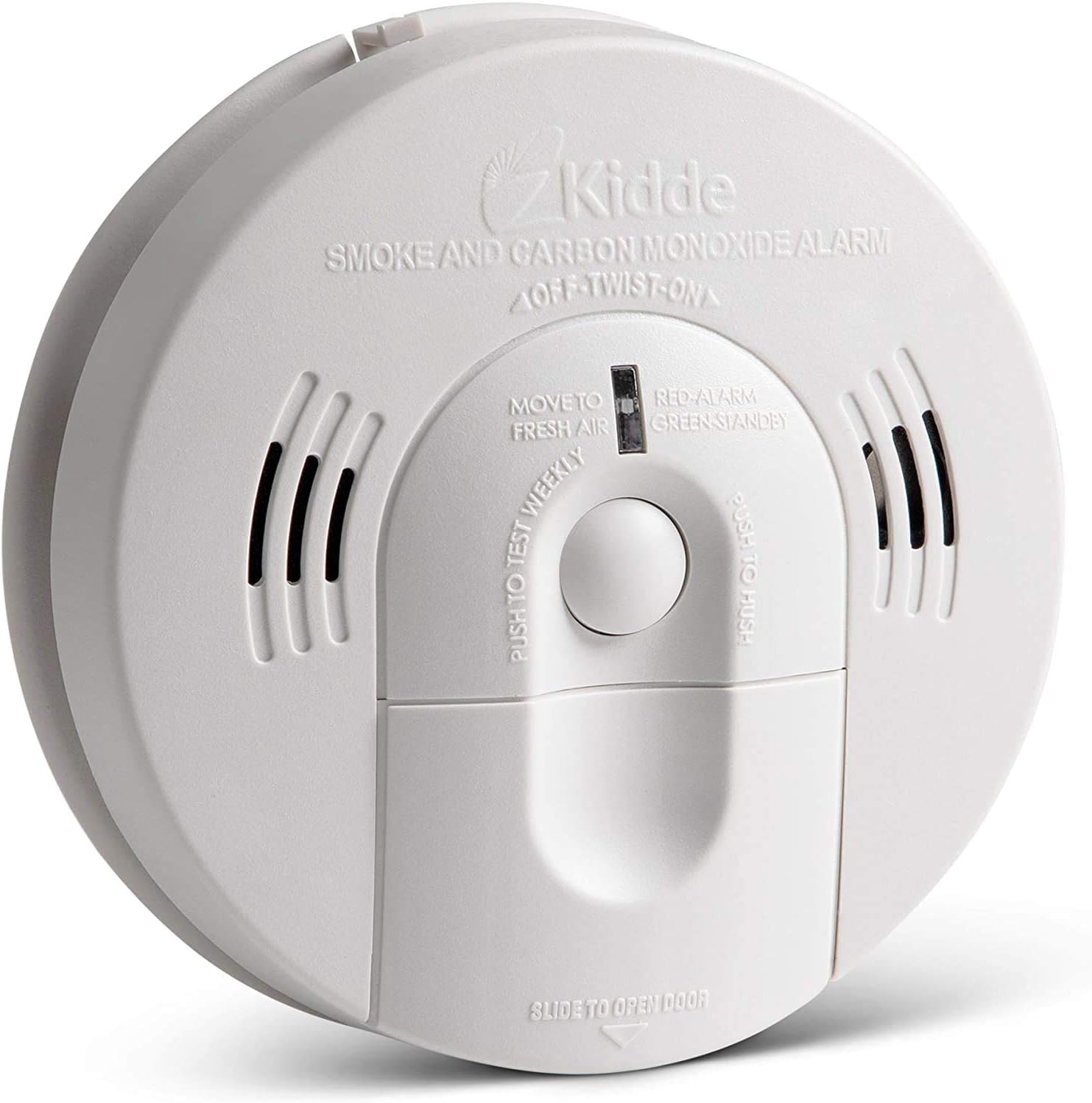 Kidde Smoke & Carbon Monoxide Detector, Battery Powered, Interconnect Combination Smoke & CO Alarm, Voice Alert Pack of 2