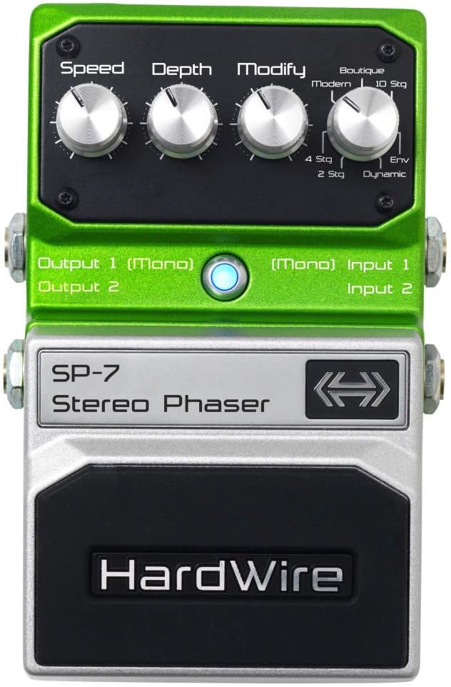 DigiTech HardWire SP-7 Stereo Phaser Guitar Effects Pedal