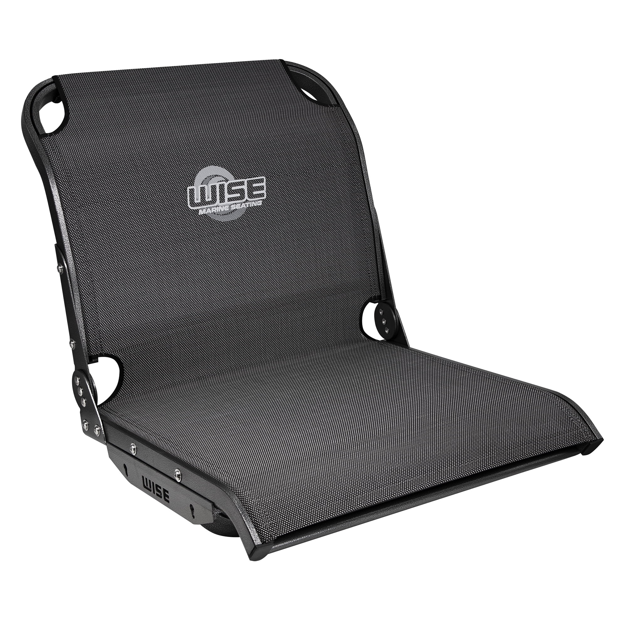 Wise 3374 Aero X Cool-Ride Mesh Mid-Back Boat Seat, Carbon Grey - Radiant Selections