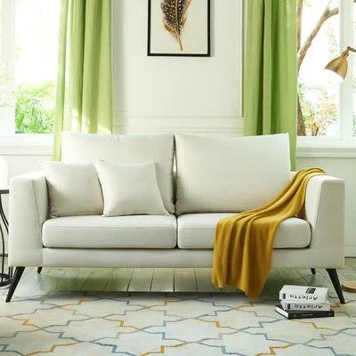 Francisca 75.6x22 Square Arm Sofa George Oliver
