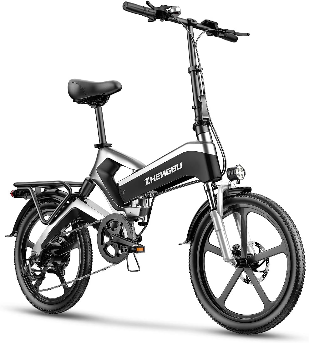 Folding Electric Bike for Adults,Ultra-Light Ebike with 48V 10Ah Battery
