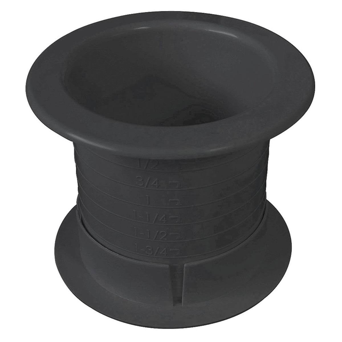 Fast Cap Dually 2.5 100pc BL Dual Sided Grommet,Blk,2.5In,PK100