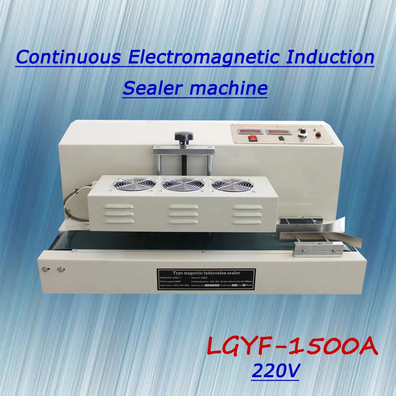 INTSUPERMAI Continuous Electromagnetic Induction Sealing Cap Aluminum Sealer Plastic Glass Bottle Machine 20-50mm 220v