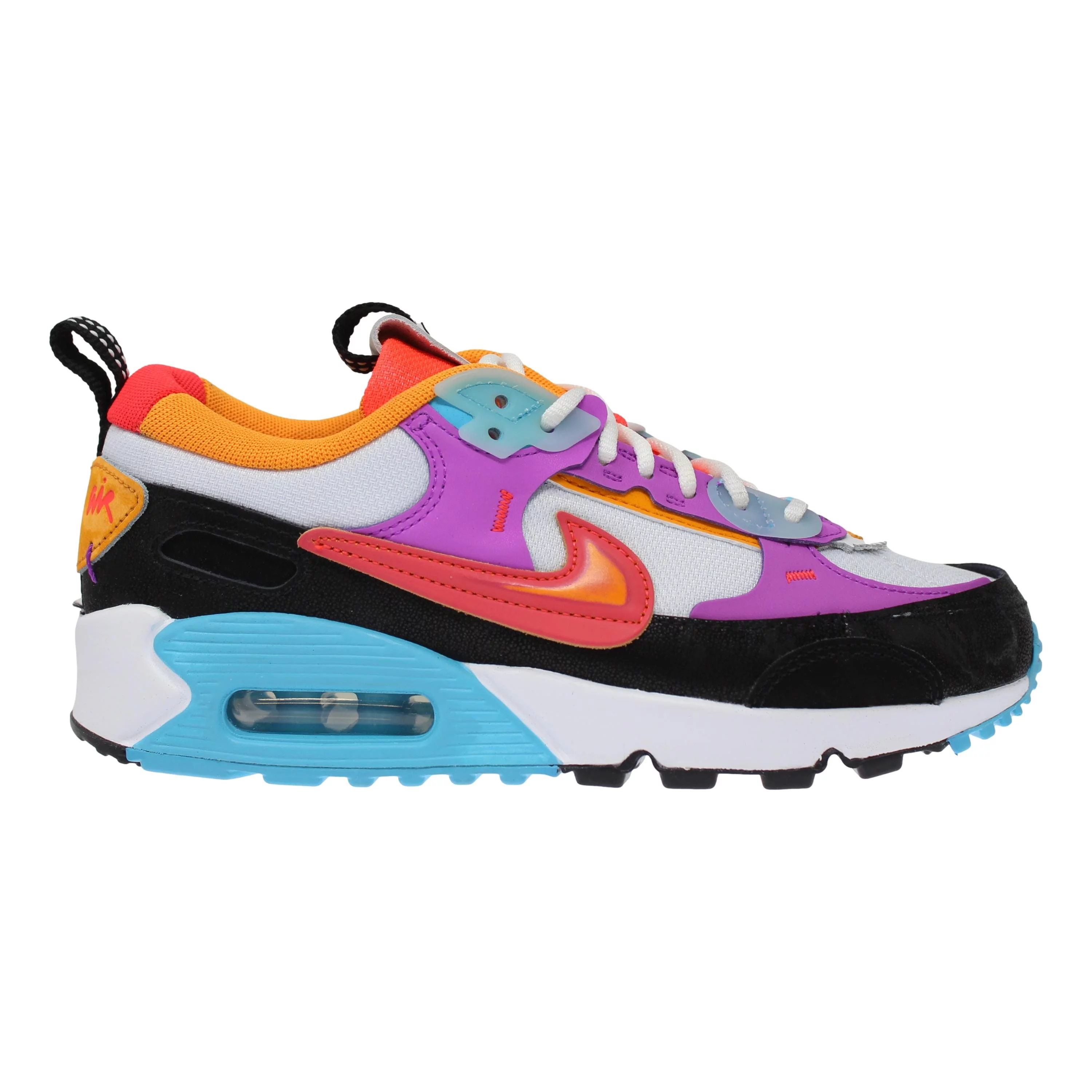 Nike Air Max 90 Futura White/Bright Crimson FD0821-100 Women's Size 7 Medium
