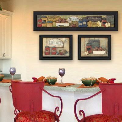 'Kitchen' 3 Piece Framed Textual Art Set August Grove