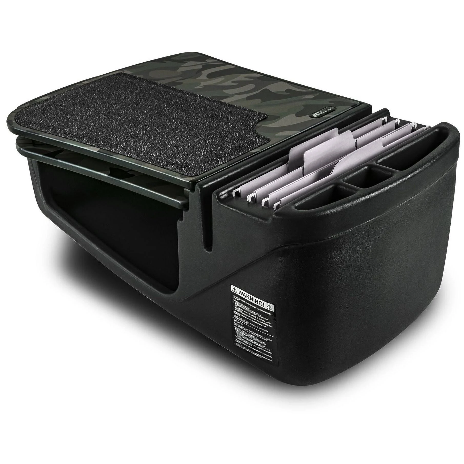 AutoExec 76000 GripMaster Green Camouflage Desk with Built-in Power Inverter