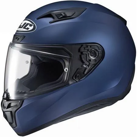 HJC i10 Solid Motorcycle Helmet Semi Flat Metallic Blue, Size: Xs (XSmall)